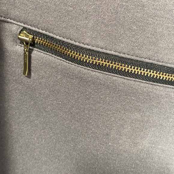 Soft Surroundings xs soft tshirt Charcoal dress - Picture 3 of 7